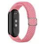 iLike Universal Mi Band 8 náramok pletený textilný remienok ružový