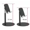 iLike Universal teleskopický stojan na stôl držiak telefónu a tabletu (K3S) čierny