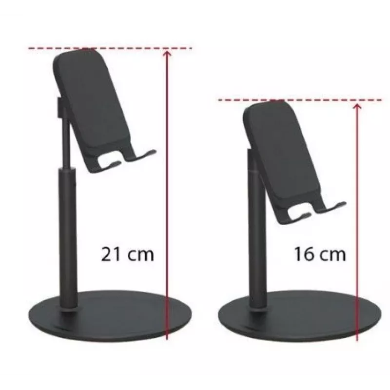 iLike Universal teleskopický stojan na stôl držiak telefónu a tabletu (K3S) čierny