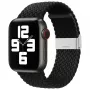 iLike Watch 38/40/41mm pletený textilný remienok čierny