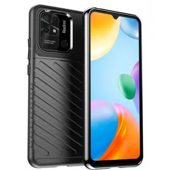 iLike Xiaomi Redmi 10C / Poco C40 Thunder Case flexibilné puzdro Armored čierna
