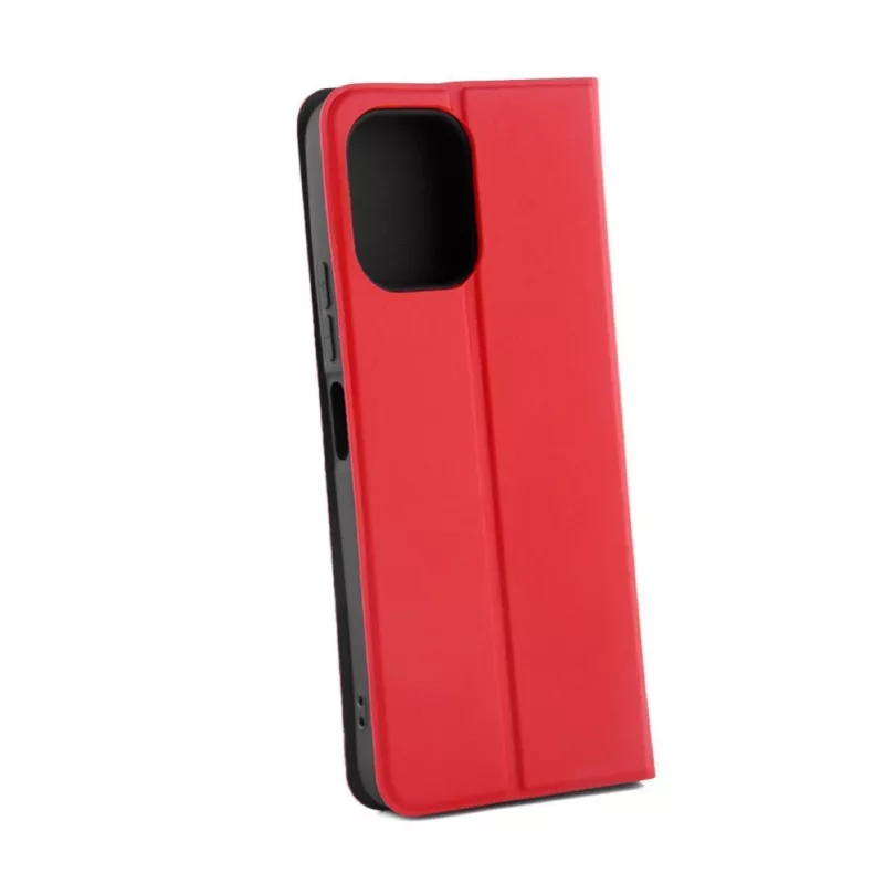 iLike Xiaomi Redmi 12 knižné puzdro Slim červená