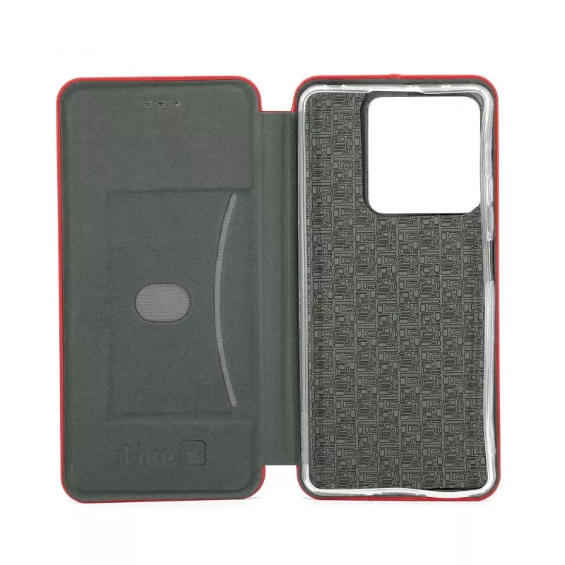 iLike Xiaomi Redmi Note 13 Pro 5G Book Case Slim červené