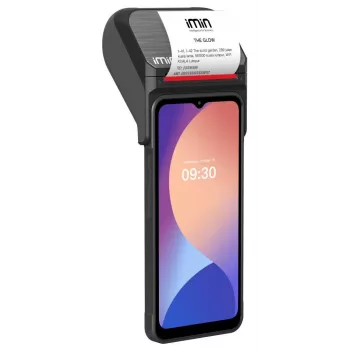 iMin Swift 1 Pro 6,5 palcový Android 13 mobilný POS terminál s 4GB/32GB, NFC, 4G LTE, IP54 MS115A002