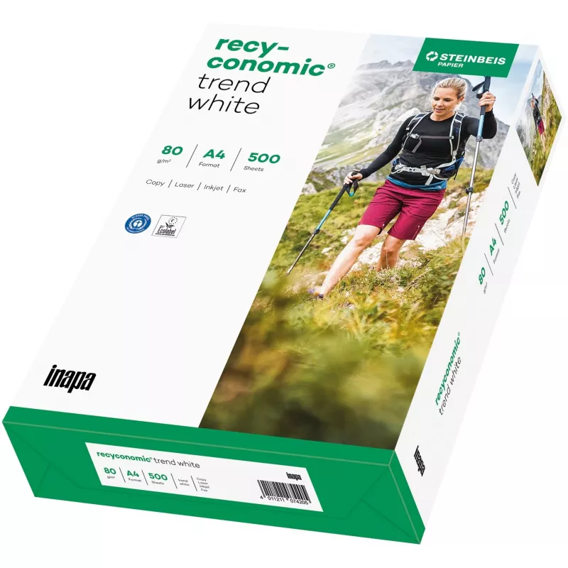 INAPA Papyrus Recyconomic Trend White A4 tlačový papier 80 g/m² 500 listov