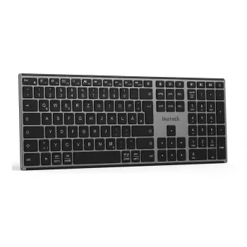 INATECK ergonomická bezdrôtová klávesnica QWERTZ sivá