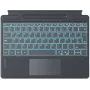 Inateck Surface Pro 8/9/X/11 klávesnica – sivá, nemecká QWERTZ, podsvietená s touchpadom
