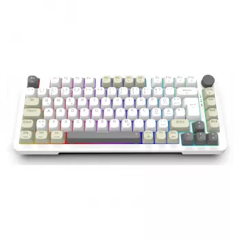 INCA herná klávesnica RGB GraySwitch USB-C/BT 2,00 m biela (IKG-455)