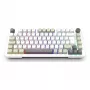 INCA herná klávesnica RGB GraySwitch USB-C/BT 2,00 m biela (IKG-455)
