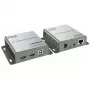 INCA KVM extender HDTV-In/Out/Cat5e/6/USB-A 4K 60 Hz sivý