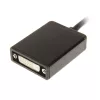 InLine adaptérový kábel DisplayPort, DisplayPort samec na DVI-D 24+5 samica, čierny, 0,2m
