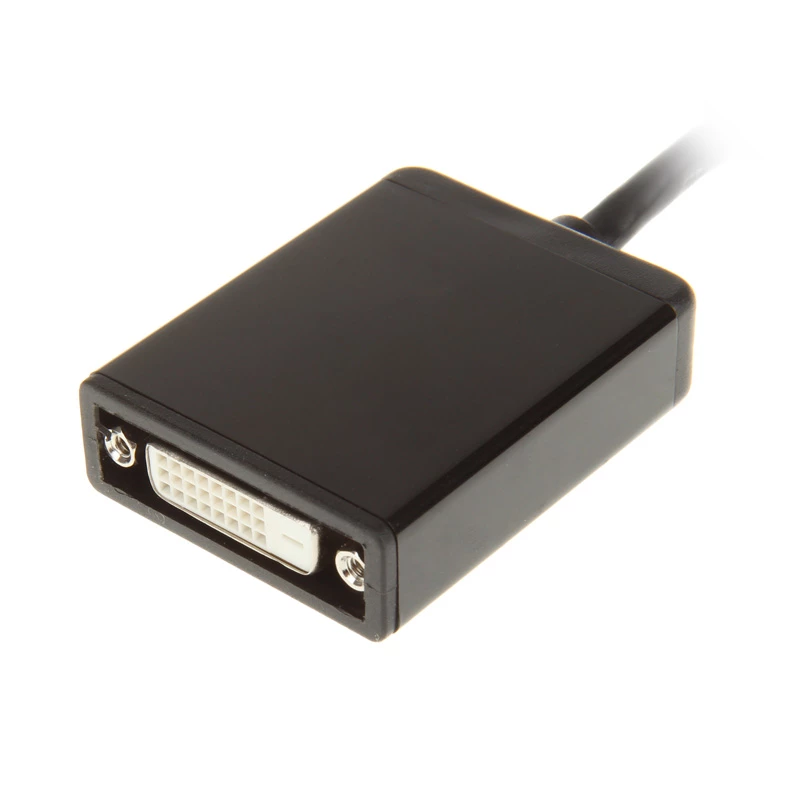 InLine adaptérový kábel DisplayPort, DisplayPort samec na DVI-D 24+5 samica, čierny, 0,2m