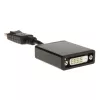 InLine adaptérový kábel DisplayPort, DisplayPort samec na DVI-D 24+5 samica, čierny, 0,2m