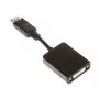 InLine adaptérový kábel DisplayPort, DisplayPort samec na DVI-D 24+5 samica, čierny, 0,2m