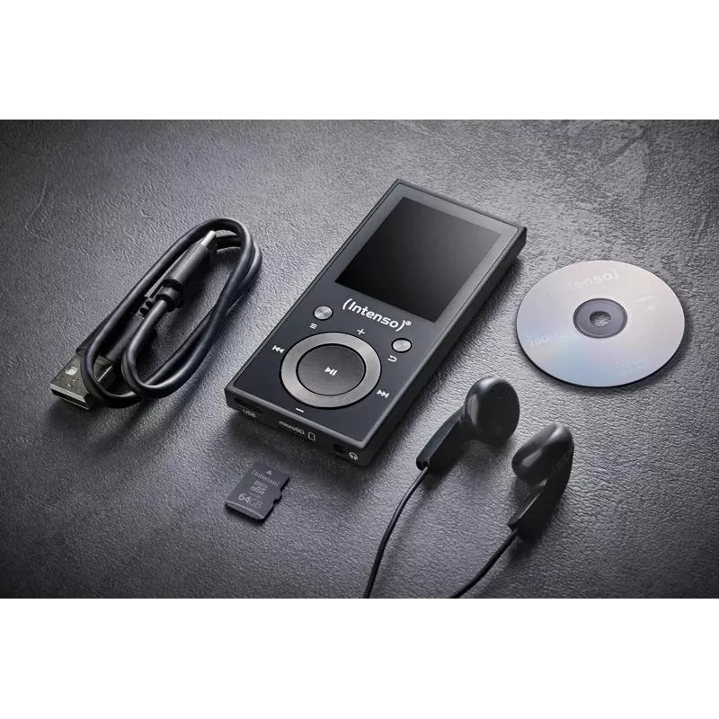 Intenso MP3 prehrávač 64GB čierny