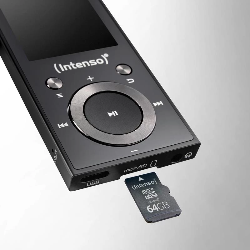 Intenso MP3 prehrávač 64GB čierny