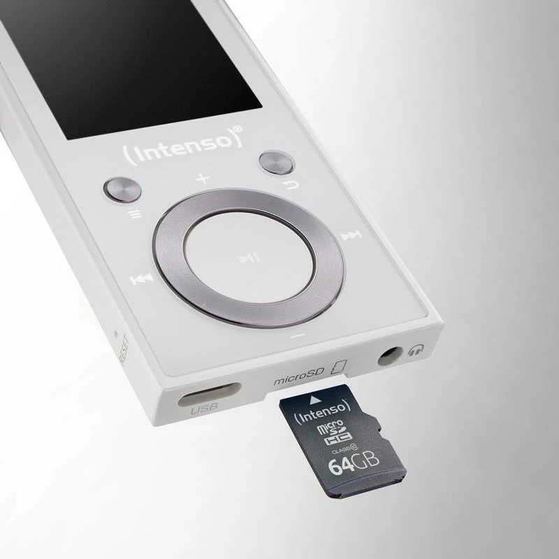Intenso MP3 prehrávač 64GB biela