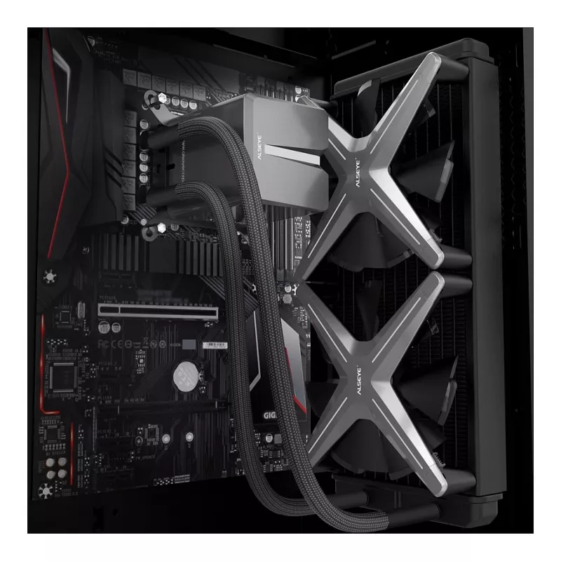 Inter-Tech ALSEYE X240 kvapalinové chladenie procesora, Intel LGA 20xx/115x/1200 a AMD AMx/FMx, TDP 280 W