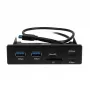 Inter-Tech Argus CI-22 interná čítačka kariet pre 3,5-palcovú pozíciu, USB 2.0, multi karta – čierna