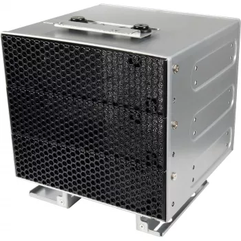 Inter-Tech IPC Montážny držiak ER-47045-2 - 3,5 palca na dvojitý SSD/HDD 2,5 palca, Čierna