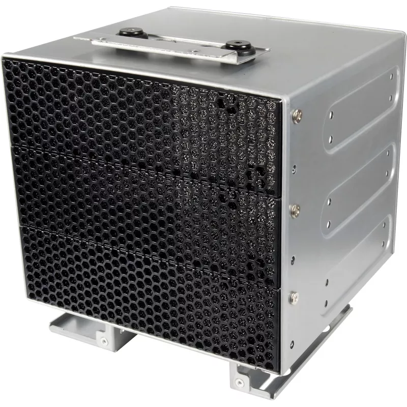 Inter-Tech IPC Montážny držiak ER-47045-2 - 3,5 palca na dvojitý SSD/HDD 2,5 palca, Čierna