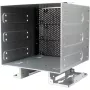 Inter-Tech IPC Montážny držiak ER-47045-2 - 3,5 palca na dvojitý SSD/HDD 2,5 palca, Čierna