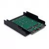 Inter-Tech KT005B 2xSATA na 2xM.2 SATA SSD PCI montážny rám adaptér