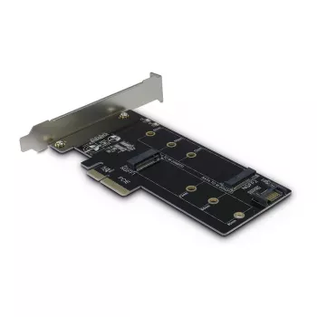 Inter-Tech PCIe adaptérová karta KT015 PCIe x4 na M.2 NVMe + SATA na M.2