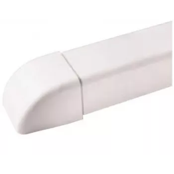 IVENSIS IPEP60 koncová krytka káblového kanála biela 60 mm PVC Snap-On