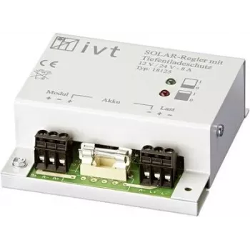IVT solárny regulátor nabíjania 12/24 V, 8 A, PWM