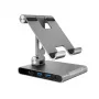 J5CREATE JTS224-N Multi-Angle stojan s USB-C dokovacou stanicou pre iPad Pro (Space Grey)
