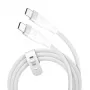 J5CREATE USB-C 60W Ultra Soft Double-Braided Fast Charging Cable - Space Grey, 1,2 m