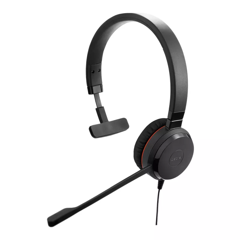 Jabra Evolve 20 Special Edition MS Mono USB-C káblový headset - koženkové náušníky, USB-C, inline stlmenie a hlasitosť, Microsoft certifikovaný (4993-823-389)