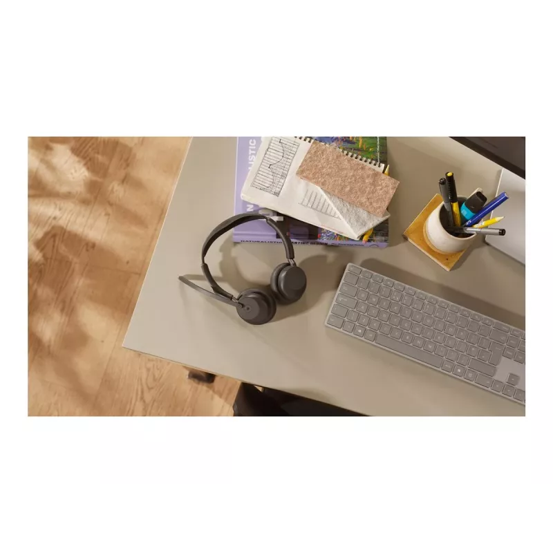 Jabra Evolve3 45 stereo headset s Link 390a Microsoft stojanom