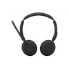Jabra Evolve3 45 MS Stereo náhlavná súprava, Link 390c, nabíjací stojan, čierna