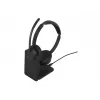 Jabra Evolve3 45 MS Stereo náhlavná súprava, Link 390c, nabíjací stojan, čierna