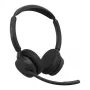 Jabra Evolve3 45 MS stereo headset, Link 390c, nabíjacia stanica, čierna