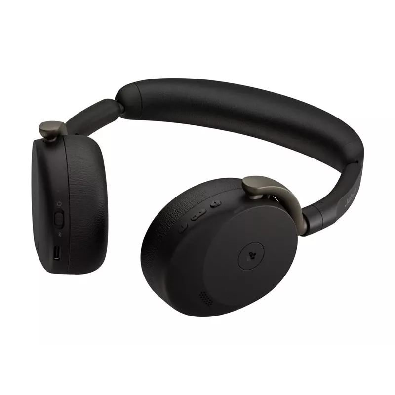 Jabra Evolve3 65 Flex MS bezdrôtový Bluetooth on-ear headset s Link 390c adaptérom, čierny