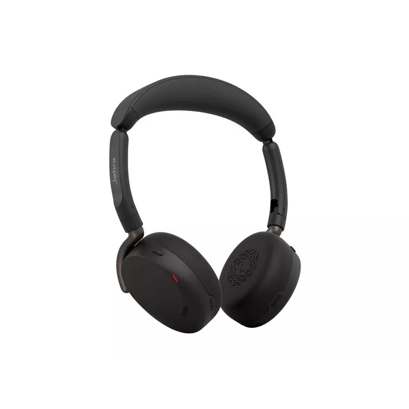 Jabra Evolve3 65 Flex bezdrôtový Bluetooth headset s Jabra Link 390a USB-A adaptérom, UC certifikovaný, aktívne potlačenie hluku, čierny