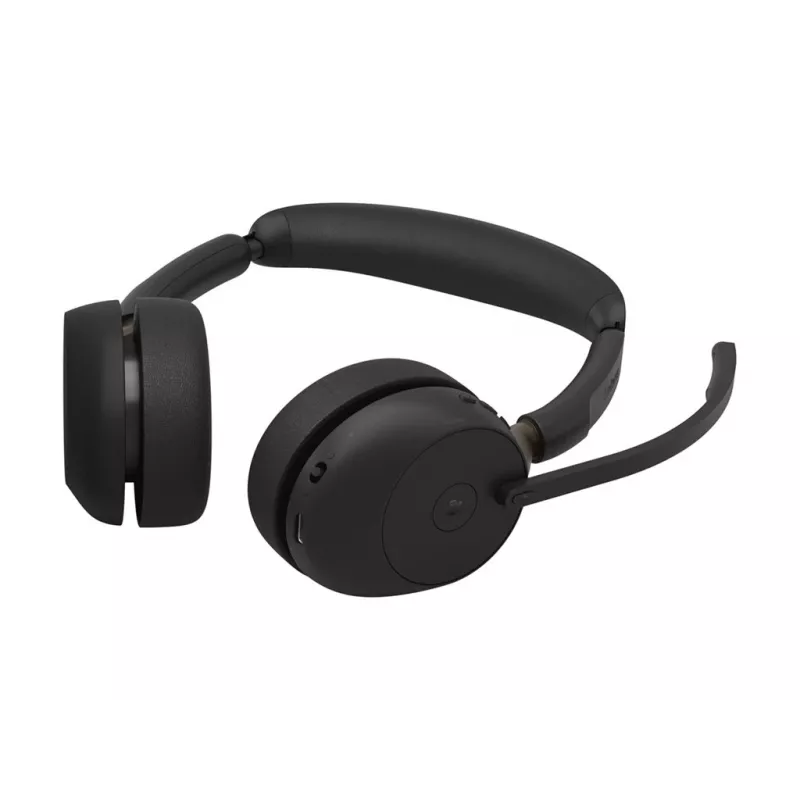 Jabra Evolve3 65 MS Stereo bezdrôtová náhlavná súprava s Link 390c, čierna