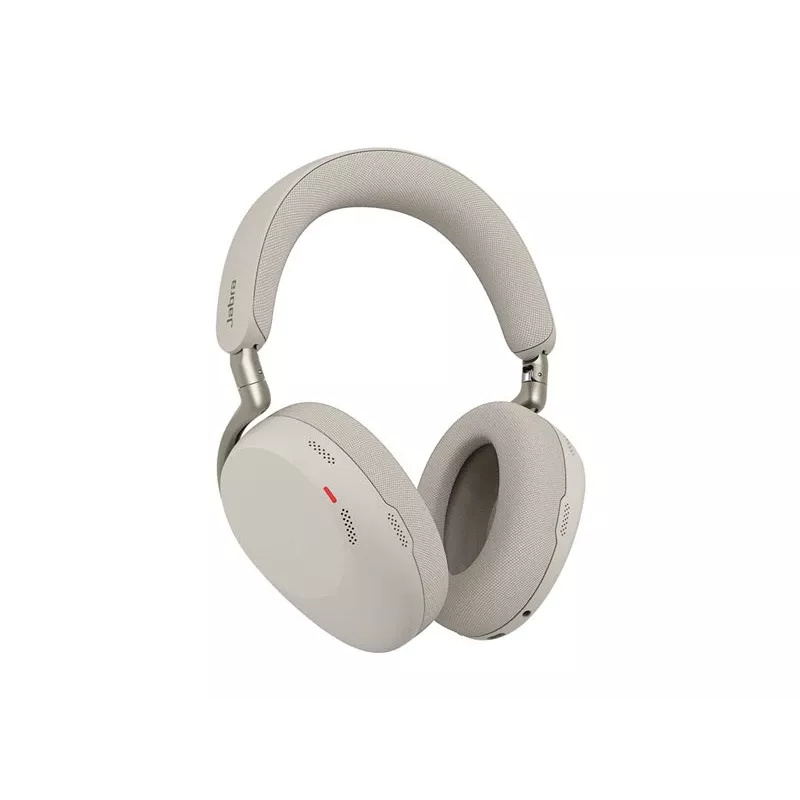 Jabra Evolve3 85 UC bezdrôtový over-ear headset s aktívnym potlačením hluku a Link 390C adaptérom, Warm Grey