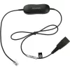 Slúchadlový kábel Jabra GN1200 Smart Cord QD na RJ10, 0,8 m, rovný, čierny (88001-99)