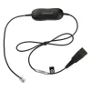 Slúchadlový kábel Jabra GN1200 Smart Cord QD na RJ10, 0,8 m, rovný, čierny (88001-99)