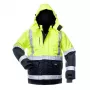 Bunda canvas hi-vis WJ-8946 žltá/modrá 3XL