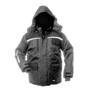 Bunda dlhá Arctic Grey/Black WJ-8924_M