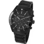 JACQUES LEMANS KC-104B unisex analógové quartzové hodinky 44mm čierny ciferník remienok z pravej kože