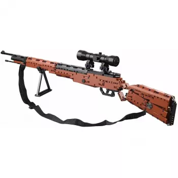 Jamara CaDA Karabiner 98K Bricks stavebnica hnedá 8+