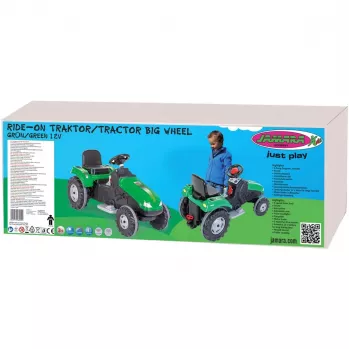 Jamara odrážadlo traktor Big Wheel 12V zelené 3+