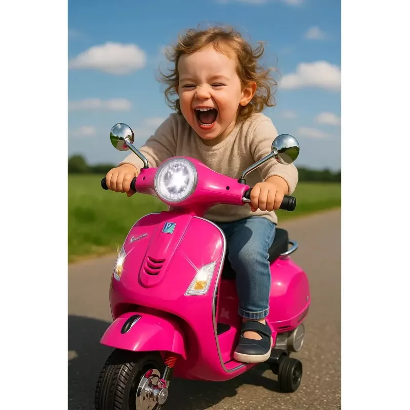 Jamara odrážadlo Vespa GTS 125 Pink Li-Power 12.6