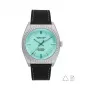JASON HYDE JH10015 unisex hodinky 40 mm čierny ciferník čierny textilný remienok